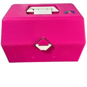 Vintage Hot Pink Caboodle Makeup Storage